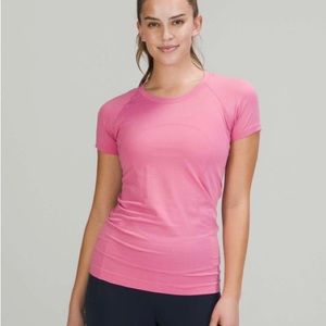 NWOT lululemon pink blossom swiftly tech size 6!!